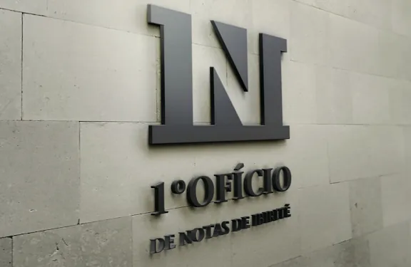 Fachada do 1º Ofício de Notas de Ibirité
